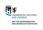 Logo Oberbergsicher Kreis, Der Landrat, Amt für Geoinformation und Liegenschaftskataster