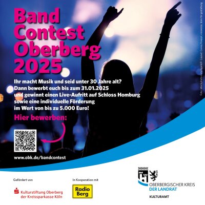 Bandcontest_Oberberg (Grafik/ Foto: Museum und Forum Schloss Homburg)